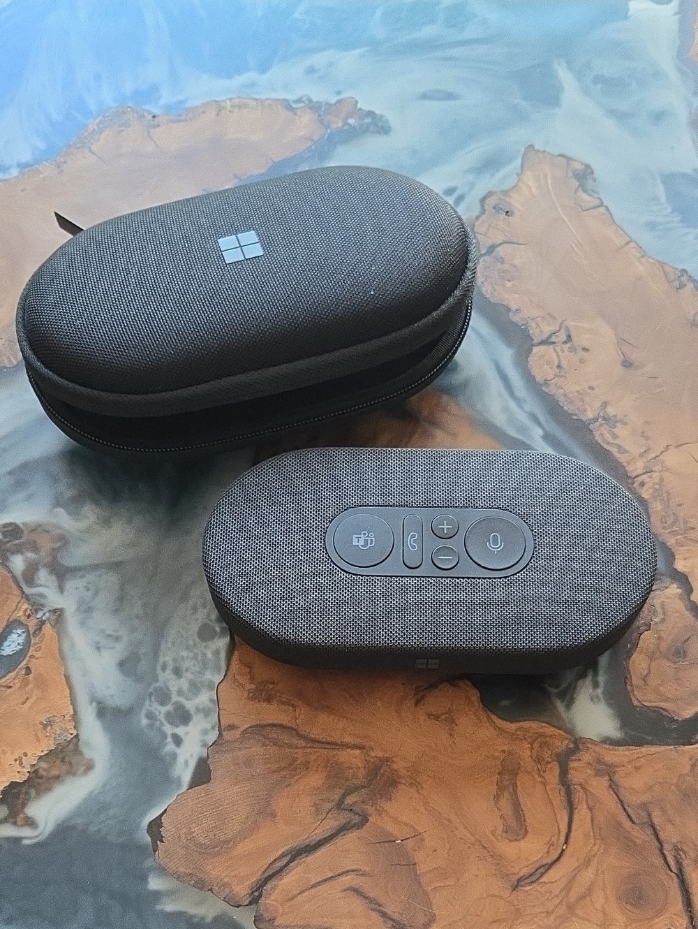 Microsoft Teams Speaker with Carry Case in Charcoal